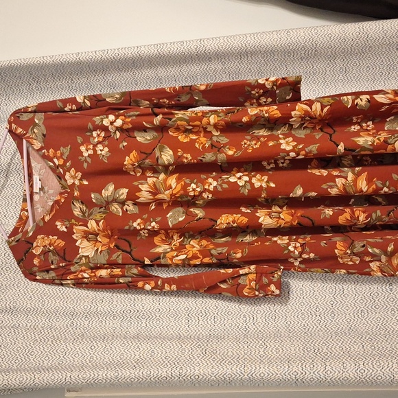 Lularoe LS Dress with pockets - Picture 1 of 5